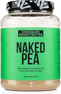 nutrition Pea - Chocolate Peanut Butter Protein from US & Canadian Farms, Organic Cocoa, Organic Coconut Sugar - No GMO, No Soy, and Gluten Free, Aid Growth and Recovery - 21 Servings