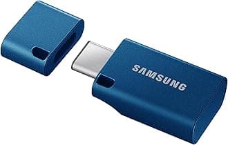 Type-C™ USB Flash Drive, 512GB, Transfers 4GB Files in 11 Secs w/Up to 400MB/s 3.1 Read Speeds, Compatible w/USB 3.0/2.0, Waterproof, 2024, Blue, MUF-512DA/AM