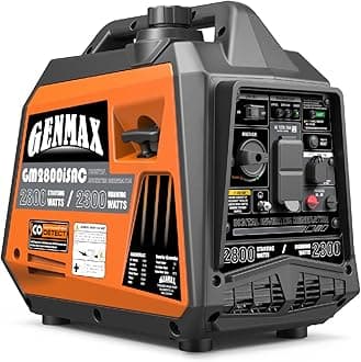 - GENMAX Generator，EPA Compliant, Eco-Mode Feature, Ultra Lightweight for Backup Home Use & Camping