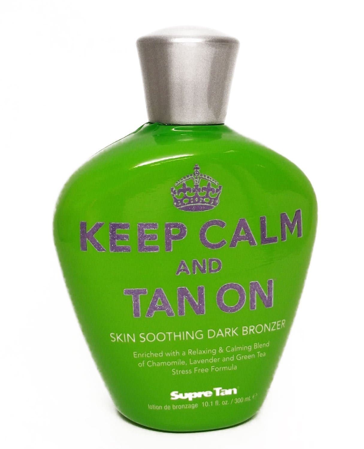 Supre KEEP CALM AND TAN ON Dark Bronzer - 10.1 oz.