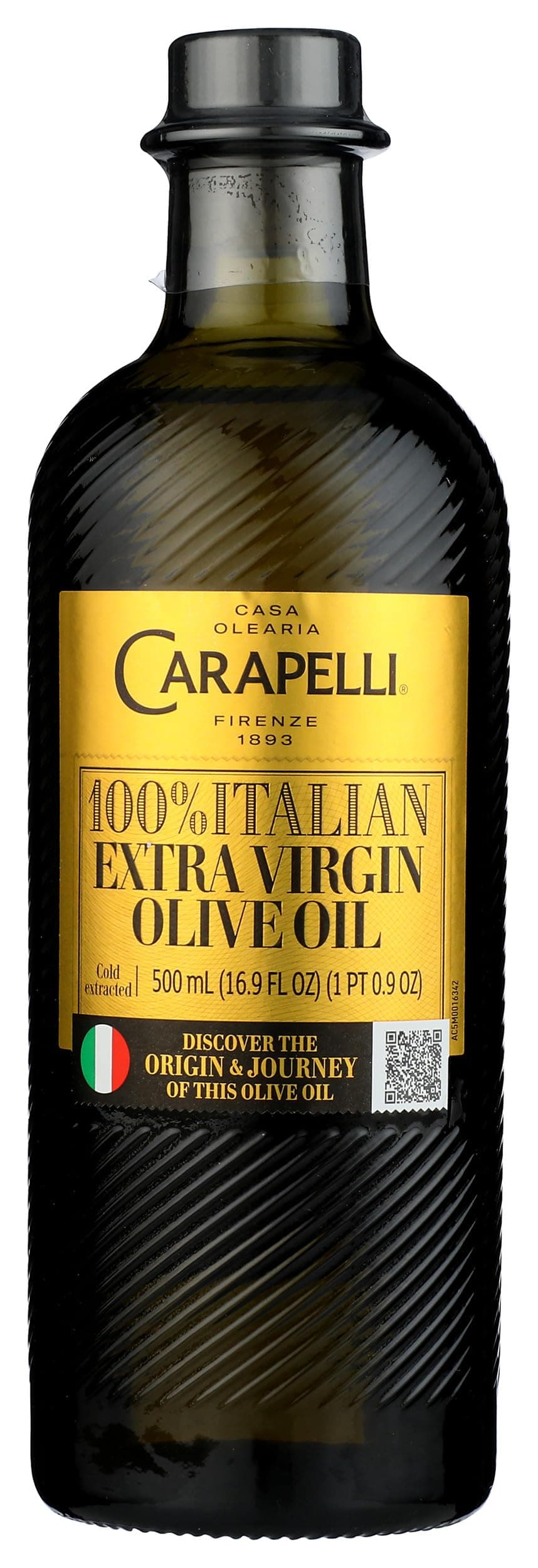 Carapelli Extra Virgin Olive Oil, Cold Pressed, 500 ML (Pack of 6)