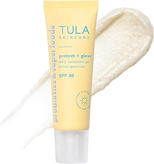 TULA SPF 30 Sunscreen Gel - Broad Spectrum, Non-Greasy, Reef-Safe with Blue Light & Pollution Protection (Cedar)