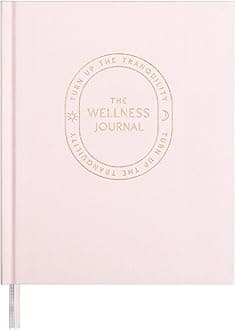 And Per Se Wellness Journal – 91-Day Guided Self Care & Mental Health Planner | Track Sleep, Diet & Goals with Lay-Flat Hardcover | Gift-Ready, Undated (Pale Pink)