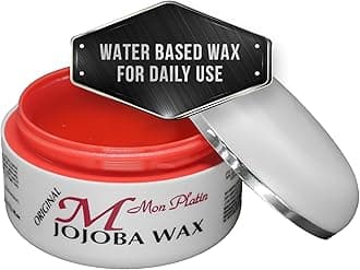 Mon Platin Professional Hair Wax - 150 ml Moisturizing Grooming Wax for Men's Wet and Shiny Look Styling with Jojoba Oil Essence and Pure Water for Scalp Enrichment