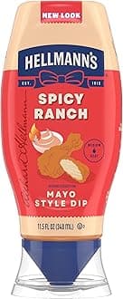 Spicy Ranch Chicken Tender Mayonnaise Style Dip Spicy Ranch Delicious Flavor No Artificial Flavors 11.5 Fl Oz