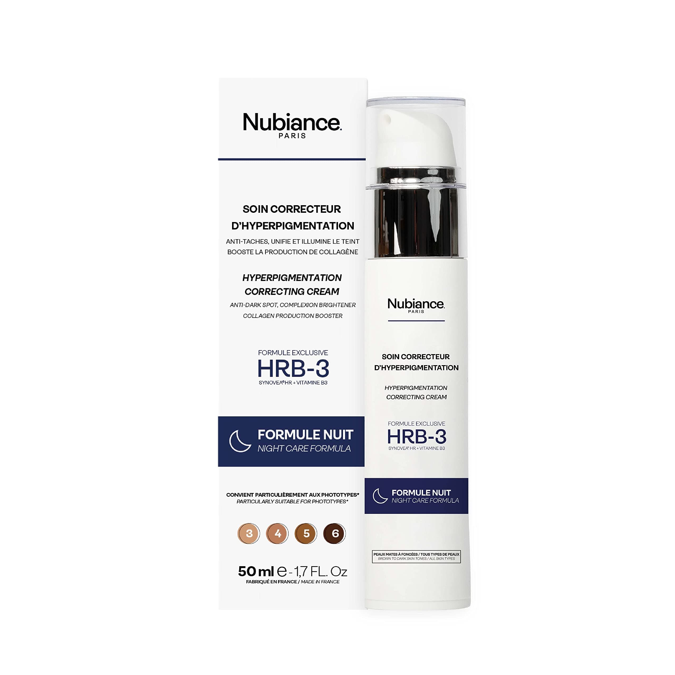 Night Care Hyperpigmentation Corrective Care Routine. Anti Dark Spot Corrector for Face, Hands & Neckline. Powerful tone unifying Cream - 50ml
