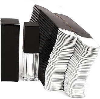 25pcs 25 * 25 * 86mm Craft Paper Box for Lip Gloss Tubes - 350gms Lipstick Packaging - Pink & Black
