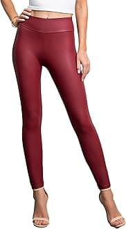 Conceited Leggings for Women in Luxe Velvet or Vegan Faux Leather - Available in Regular and Plus Size