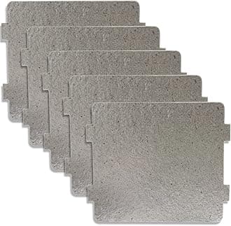 5 Pcs Microwave Oven Parts Waveguide Cover Universal Mica Sheet Microwave Oven Repairing Part for Kitchen Home Office Restaurant (4 Inch X 4.7 Inch)