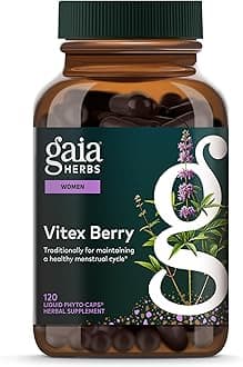 - Gaia Herbs Vitex Berry - Vitex Traditionally Used to Support Hormone Balance for Women & a Healthy Menstrual Cycle* - 120 Vegan Liquid Phyto-Caps (60 Servings)