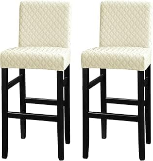 Lellen Bar Stool Covers Jacquard Pattern Bar Stool Chair Covers Bar Chair Covers Barstool Covers Slipcovers Pub Counter Stool Chair Covers Counter Height Stool Seat Covers Barstool Slipcovers
