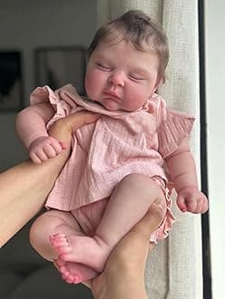 20 Inch Reborn Baby Dolls Anatomically Correct Girl Realistic Newborn Baby Dolls Silicone Vinyl Full Body Real Lifelike Babies Doll Waterproof Toy Gifts for Kids