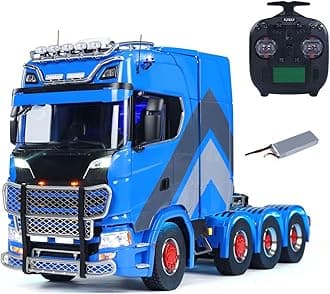 770S 1/14 RC Tractor Truck 8x8 Metal Chassis Remote Control Lorry ST8 Battery