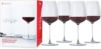 Spiegelau Willsberger Anniversary Bordeaux Glasses, Set of 4