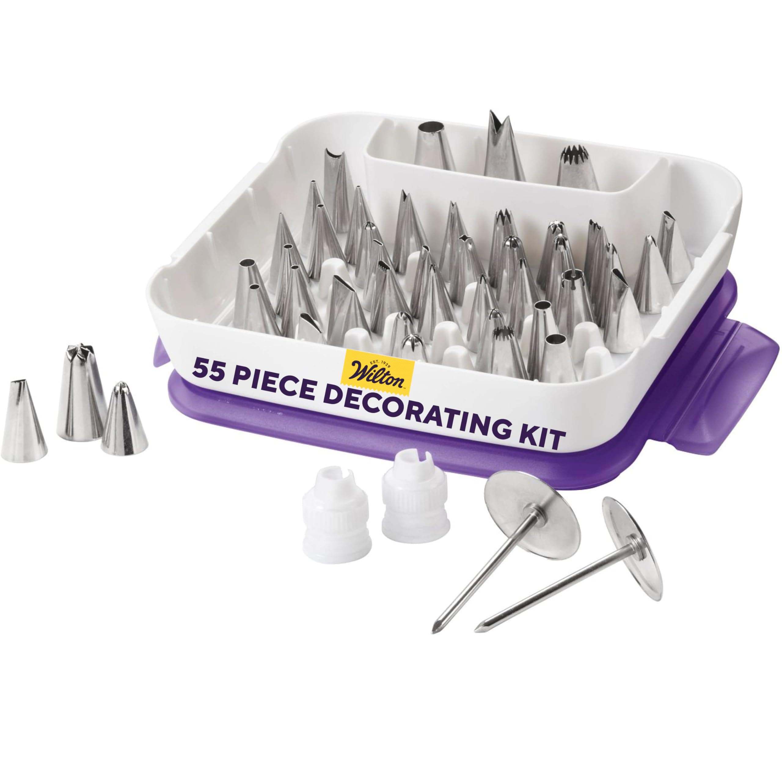 Wilton Master Decorating Tip Set, 55-Piece Tips, Cake Supplies