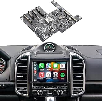 PCM 3.1 Wireless Carplay & Android Auto Module for Porsche Panamera Cayenne Macan Cayman Boxster 911 718 Support Reverse Camera Parking Sensor Mirror Link Steering Wheel Control