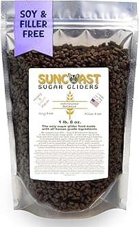 Wholesome Balance Sugar Glider Food - Honey & Yogurt | 1.5 lbs of Premium Dense Food for Sugar Gliders and Small Animals - 2 Months Supply