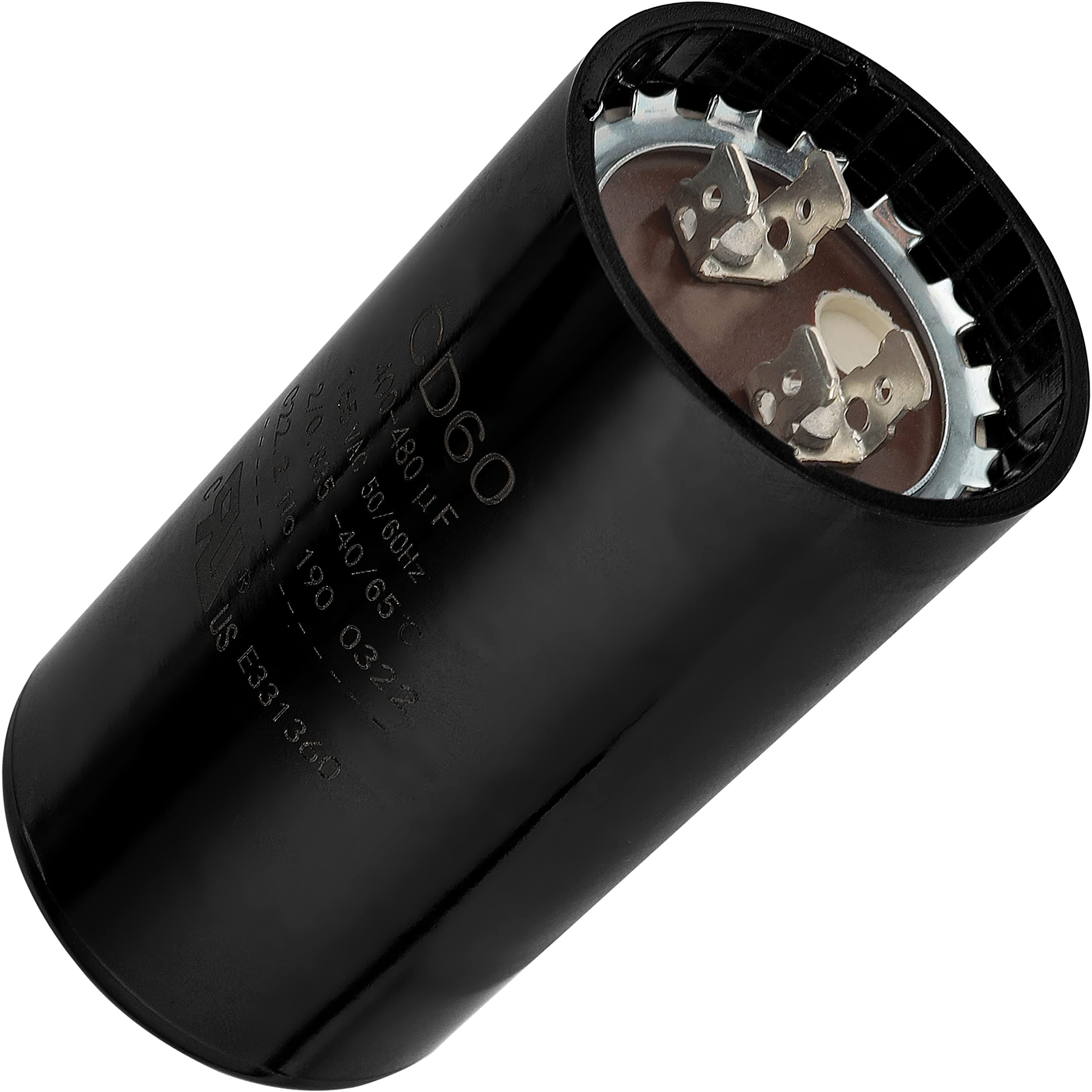 [UL Listed] BlueStars 400-480 uF MFD 165 VAC Universal CD60 Round Motor Start Capacitor 50/60 Hz - Replacement Part for AC Electric Motor Operation - Lifetime Up to 30.000 Hours