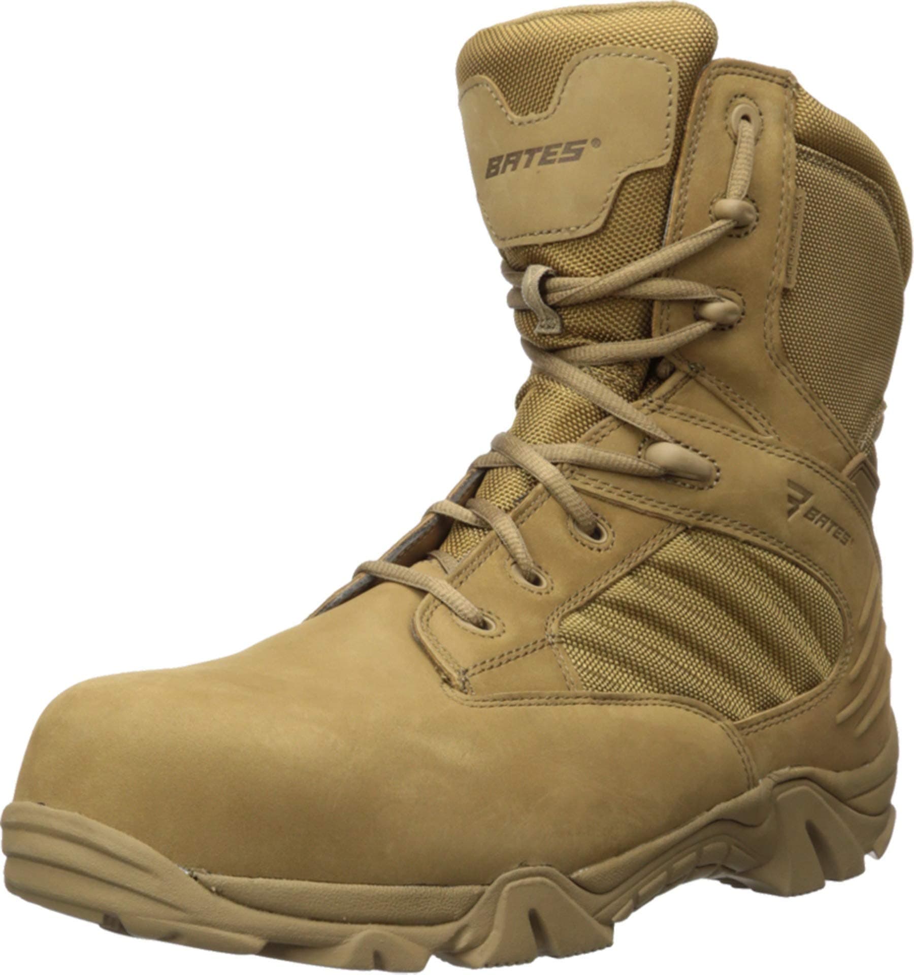Bates GX-8 Waterproof Composite Toe Side Zip mens Toe Side Zip Work Boot