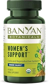 Banyan Botanicals Organic Women’s Support – Female Reproductive Vitality & Cycle Support – Herbal Tablets for Menstrual Comfort & Rejuvenating Tissue Nourishment – 90 Tablets – USDA Organic