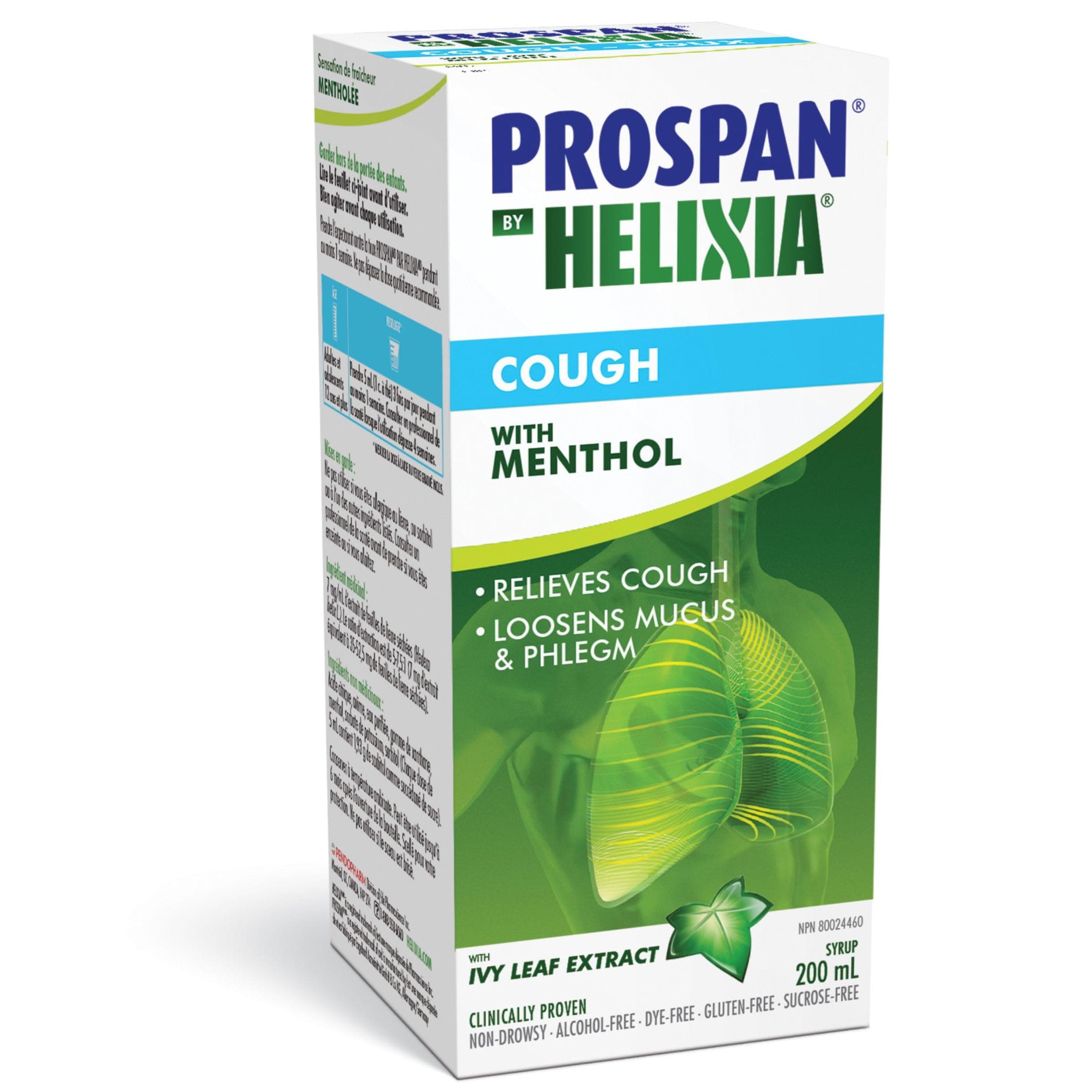 Helixia Prospan Cough Syrup - Menthol - 200ml