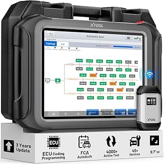 XTOOL D9 OE-Level Car Diagnostic Scanner 2023 Newest Ver. with 3-Year Updates, Topology Mapping, ECU Coding & PMI, 42+ Resets, Key Programming, Bidirectional Controls & Full Diagnosis, DoIP & CANFD