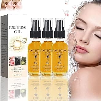Castor Oil Black Seed Oil Rosehip Oil Face Serum, Lilinas Castor Oil Black Seed Oil Rosehip, Black Seed Oil, Castor Oil Rosehip Oil, Nourishing Skin (3PCS)