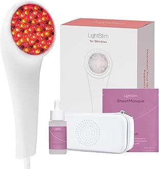 for Wrinkles LED Red Light Therapy with 72 LEDs (605, 630, 660, & 855 nm Wavelengths). Reduces Fine Lines, Wrinkles, Rejuvenates Skin, and Maintains a Youthful Appearance FDA Cleared White