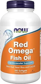 Supplements, Red Omega™ with CoQ10 30 mg and Omega-3 Fish Oil, Cardiovascular Support*, 180 Softgels