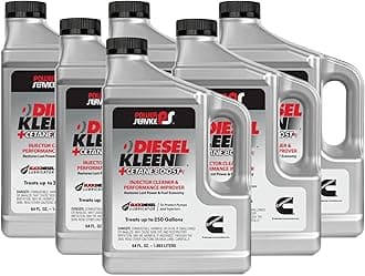 Power Service Diesel Kleen + Cetane Boost 64oz Bottle (6 Pack) - Universal Fit, Boosts Cetane Up to 6 Numbers, Cleans Injectors, 10.17536 Liters