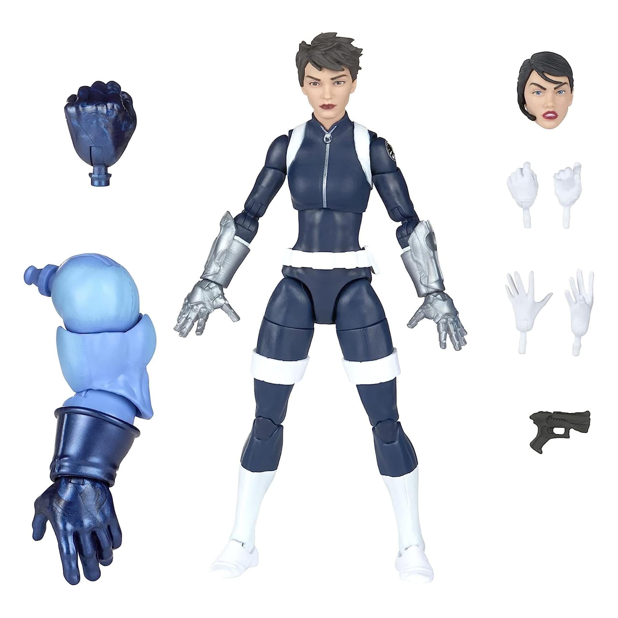 Legends Series Marvel’s Quake Secret Warriors Comics Action Figure 6-inch Collectible Toy, 5 Accessories, 2 Build-A-Figure Parts