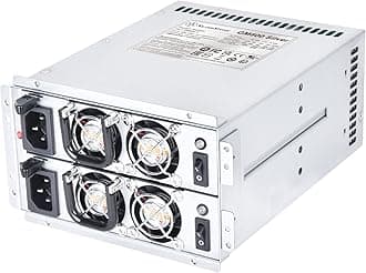 SilverStone Technology GM800 Silver Cybenetics Silver 800W Mini redundant Power Supply, SST-GM800-S (SST-MR0800FCSI-A), TAA Compliant