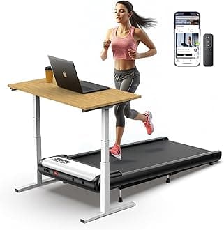 WELLFIT 2025 Smart Walking Pad with 10% Incline, 2.5HP Quiet Under Desk Treadmill for Home, 4 MPH Speed, 265 lbs Capacity, APP/Mute Remote, Works for WELLFIT Voice Control KINOMAP Apple Health