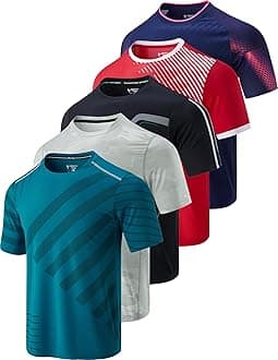 Liberty Imports Men's T-Shirts Athlétiques À Manches Courtes Et Col Rond T-Shirt