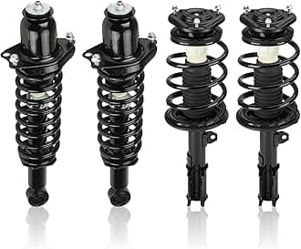 AEagle Front & Rear Strut Shock Assembly w/Coil Spring for 2003-2008 Toyota Corolla, Replace 172114 172115, Left & Right, 4PCS