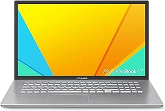 ASUS VivoBook 17 K712EA Thin and Light Laptop, 17.3” FHD Display, Intel Core i7-1165G7, 16GB DDR4 RAM, 1TB PCIe SSD, Windows 10 Home, Fingerprint, Transparent Silver, K712EA-DS76