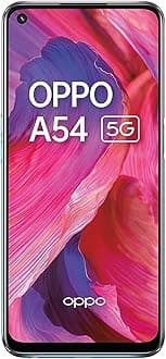 OPPO A54 Dual SIM 6.51 inches FHD+ Smartphone 64GB 4GB RAM 5000mAh Long Lasting Battery 4G LTE Crystal Black UAE Version + Mobile Stand, Starry Blue, CPH2239