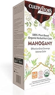 Cultivator's Organic Herbal Hair Colour - Mahogany 100 g Ayurvedic