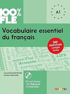 Vocabulaire essentiel du francais: Livre A1 + CD (100% FLE)