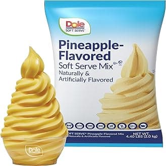 Dole Soft Serve Mix, Pineapple, 4.4lb (Pack of 4)