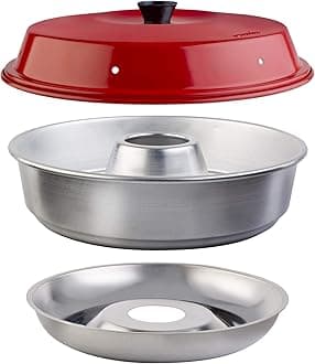 Portable Oven. Bake Pizza, Breads, Cakes & More on Stove Top. 8" Square Baking Pan or 2.1 Quarts. Minimalist/Utilitarian Style