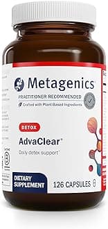 AdvaClear - Daily Detox Support with B Vitamins, Zinc & Pantothenic Acid - Supports Liver & Immune Health* - Non-GMO, Gluten-Free, Vegan - GMP Certified Facility - 126 Capsules