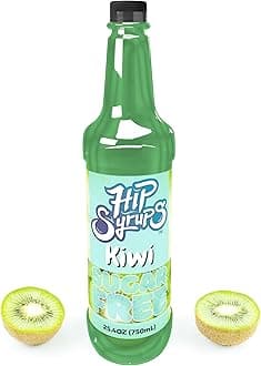 Kiwi Sugar Free Syrup Designed for Water Flavor, Bubble Tea, Boba Tea, Cocktails, Kiwi Flavoring, Water Enhancer, Drink Mix for Ice Tea, Lemonade & More, Zero Calorie Flavoring, Keto Friendly, Sugar Free