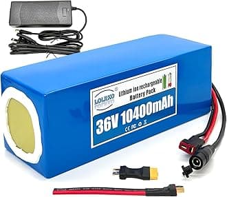 36V Ebike Battery Built-in 20A BMS,Waterproof Design,Brave The Heat and Cold,1000+ Cycles,for 250W 350W 500W 750w Motor,Perfect for Electric Bike (36V10Ah(250-750W))