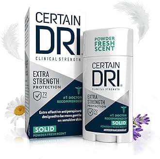 Certain Dri Unisex Antiperspirant Fresh Deodorant | Extra Strength Clinical | All Day Protection Against Odor And Sweating | Solid | 1.7 Oz.
