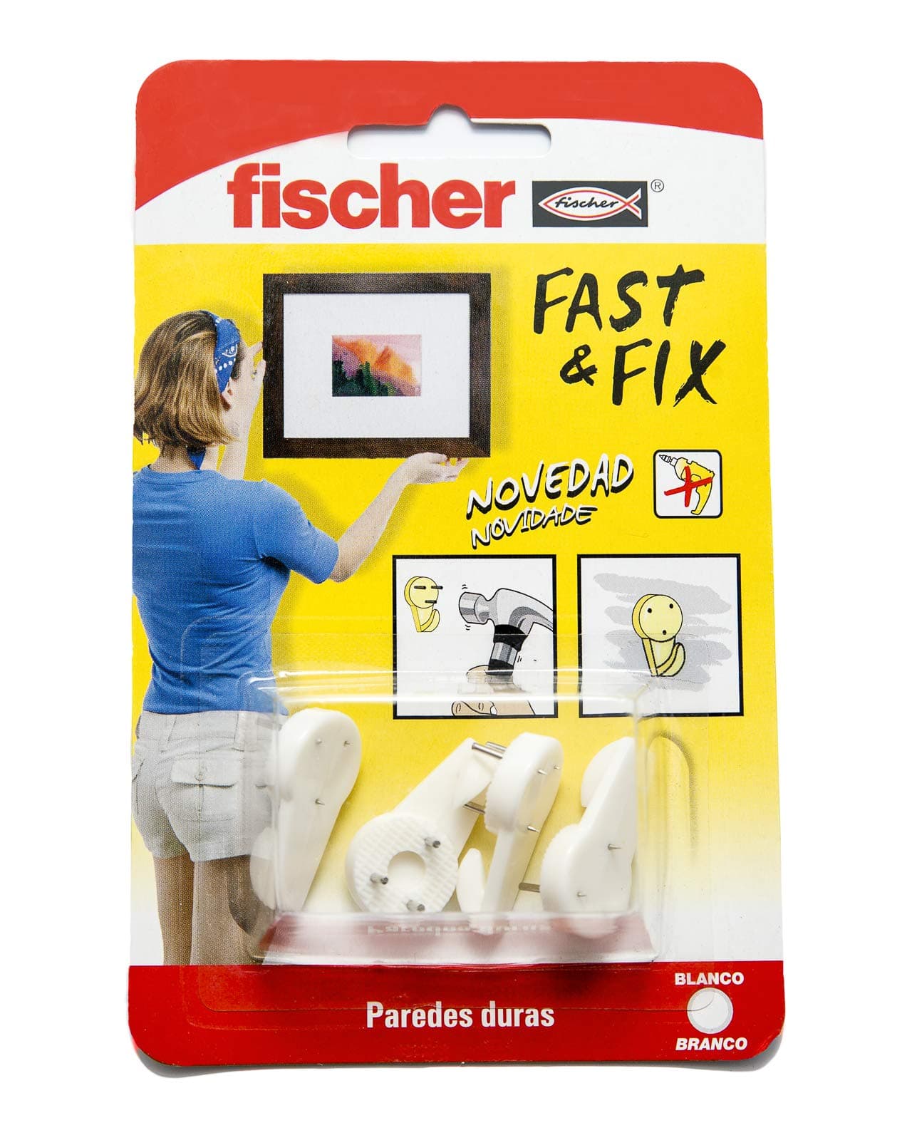 Fischer 534844 Fast & Fix Hook with 3 Tips