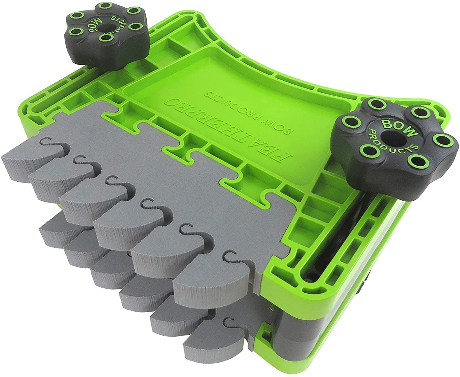 FeatherDUO FP3 - Featherboard for Table Saws, Router Tables and Band Saws - Stackable Feather Board with EVA Feathers for Taller Material Feeds - Woodworking Tools and Safety Accessories