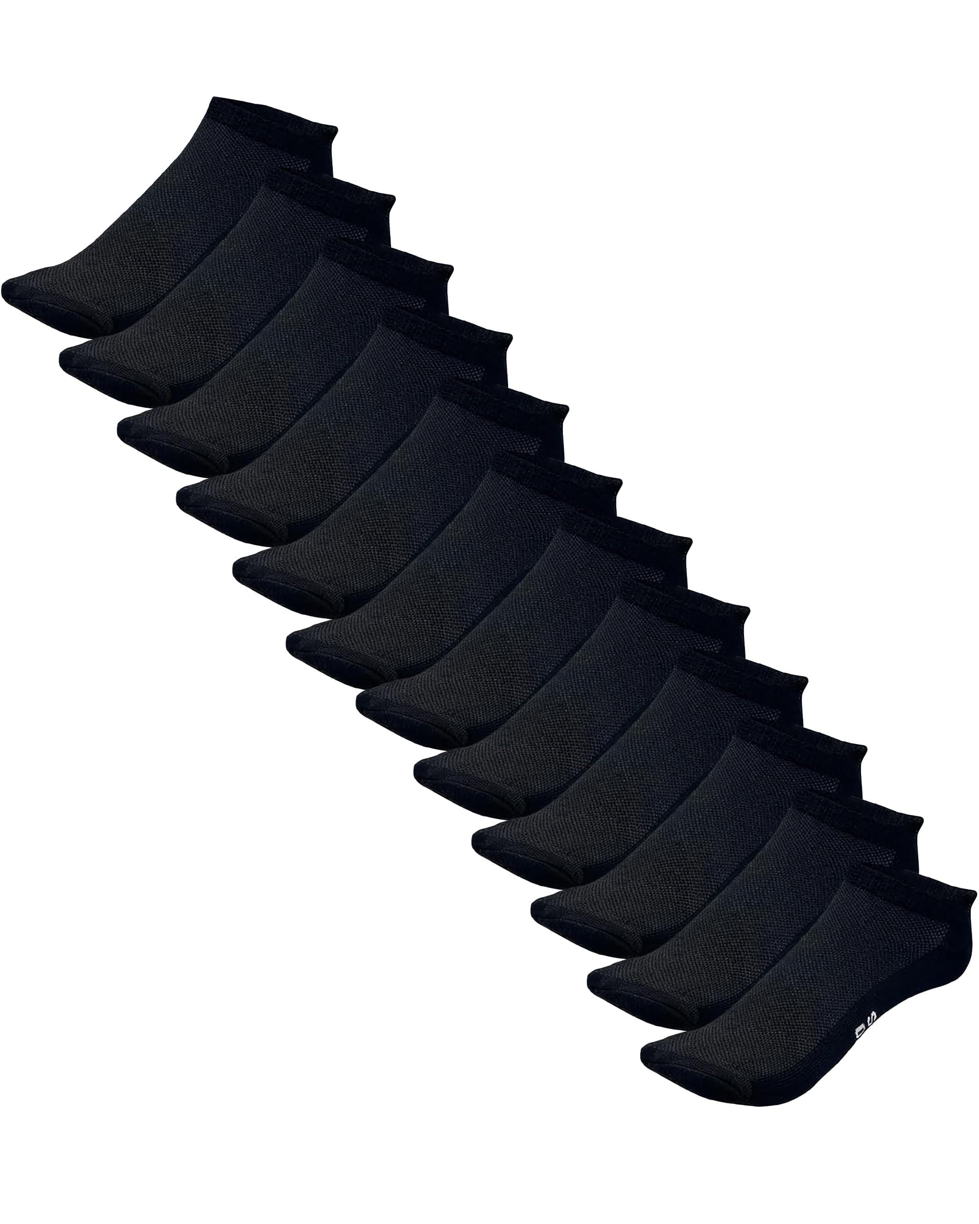 Super Soft and Comfortable No Show Bamboo Rayon Workout Socks for Men & Women & Kids