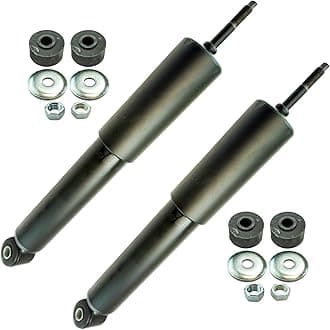 TRQ Front Shock Absorber Set Compatible with 2000-2004 Mitsubishi Montero Sport