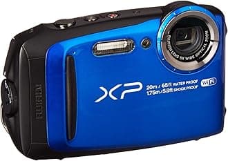 Fujifilm FinePix XP120 Waterproof Digital Underwater Camera USA Model (Blue)